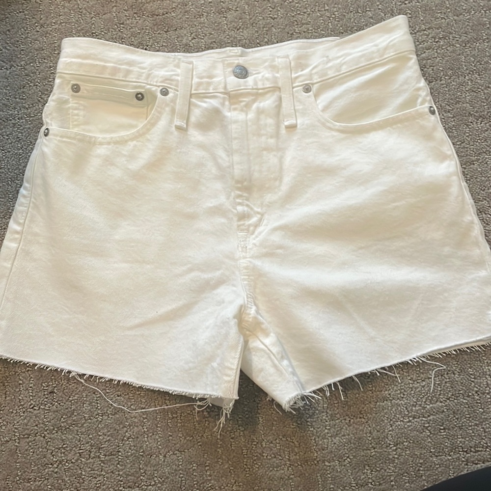 Madewell Perfect Jean Short White